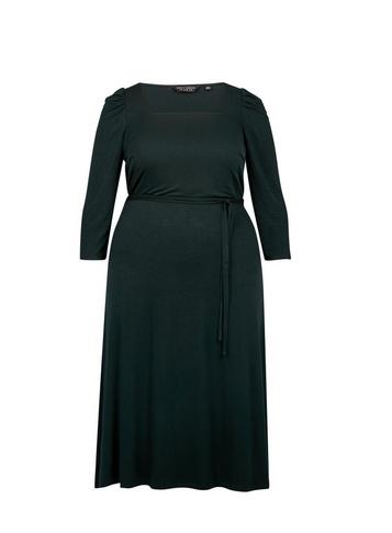 Dorothy Perkins *dp Curve Green Molly Ankle Grazer Skater Dress