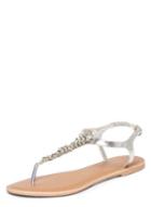 Dorothy Perkins Silver 'fairy' Leather Sandals