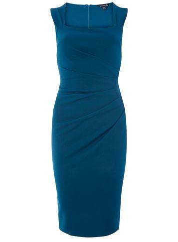 Dorothy Perkins *scarlett B Peacock Blue Lydia Bodycon Dress