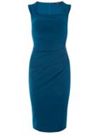 Dorothy Perkins *scarlett B Peacock Blue Lydia Bodycon Dress