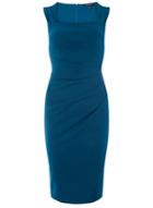 Dorothy Perkins *scarlett B Peacock Blue Lydia Bodycon Dress