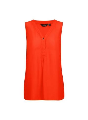 Dorothy Perkins March Orange Sleeveless Top