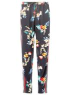 Dorothy Perkins Navy Tropical Print Side Striped Joggers