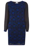 Dorothy Perkins *billie & Blossom Cobalt Sequin Lace Shift Dress