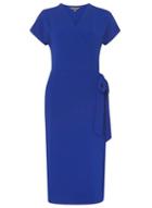 Dorothy Perkins *tall Cobalt Wrap Dress