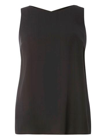 Dorothy Perkins Black Cross Back Built Up Top