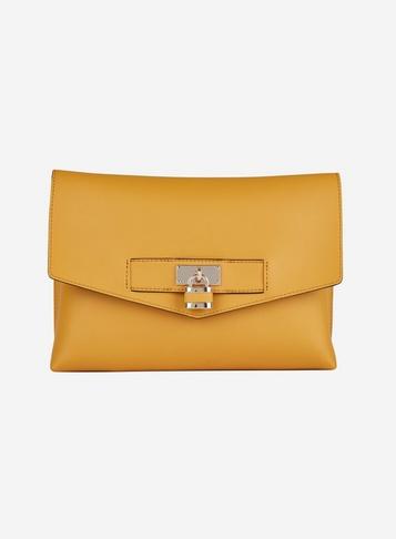 Dorothy Perkins Yellow Padlock Detail Cross Body Bag