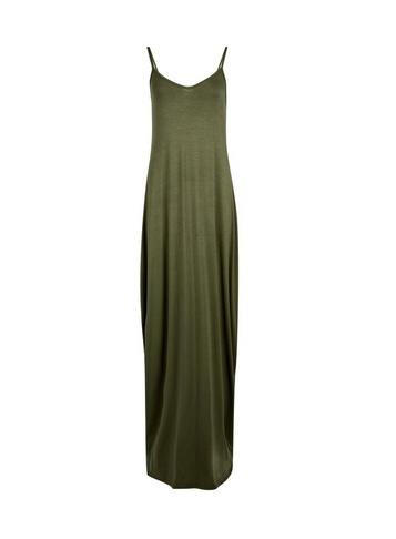 Dorothy Perkins Khaki Strap Maxi Dress