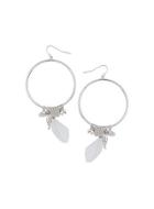 Dorothy Perkins Feather Hoop Earrings