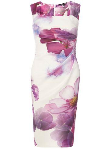 Dorothy Perkins *scarlett B Lydia Floral Print Bodycon Dress