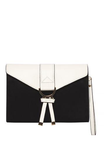Dorothy Perkins Black U Bar Wristlet Clutch