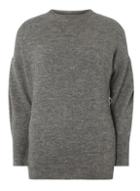 Dorothy Perkins Charcoal Tapered Sleeve Jumper