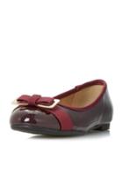 Dorothy Perkins *head Over Heels By Dune Honor Burgandy Flat Pumps