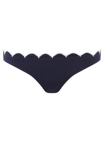 Dorothy Perkins *dp Beach Navy Scallop Bikini Bottoms