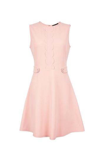 Dorothy Perkins *blush Scallop Dress