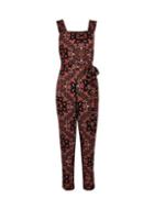 Dorothy Perkins Petite Navy Ditsy Print Jumpsuit