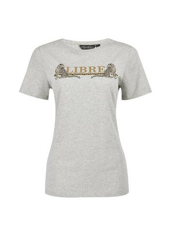Dorothy Perkins Grey Libre Motif T-shirt