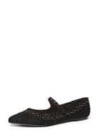 Dorothy Perkins Black 'holly' Studded Flat Shoes