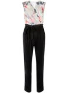 *billie & Blossom Multi-coloured Floral Wrap Jumpsuit