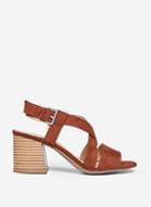 Dorothy Perkins Dark Tan 'beamer' Heeled Sandals