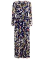 Dorothy Perkins Alice And You Floral Chiffon Maxi Dress