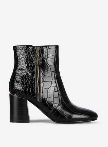 Dorothy Perkins Black 'alive' Zip Boots