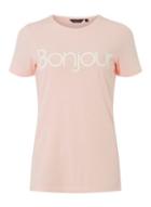 Dorothy Perkins Pink Bonjour Motif T-shirt