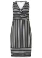 Dorothy Perkins *dp Curve Black Stripe Print Bodycon Dress