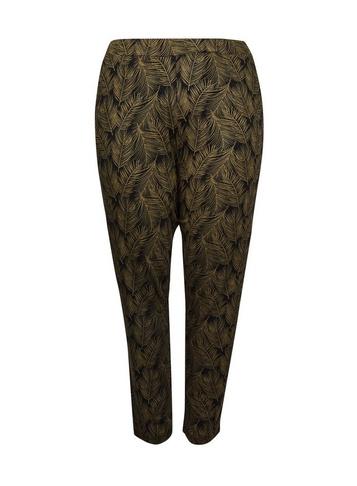 Dorothy Perkins *dp Curve Black Palm Print Joggers