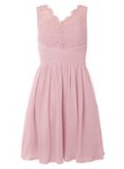 Dorothy Perkins *showcase Josie Pink Lace Prom Dress