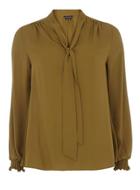 Dorothy Perkins Olive Pussybow Blouse