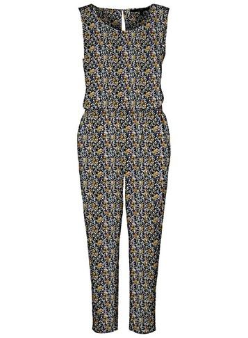 *vero Moda Black Floral Print Jumpsuit