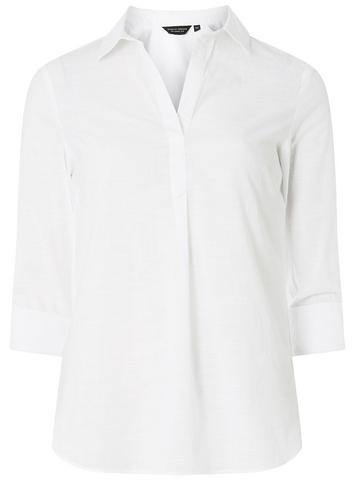 Dorothy Perkins Ivory Pull-on Casual Shirt