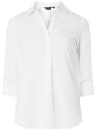 Dorothy Perkins Ivory Pull-on Casual Shirt