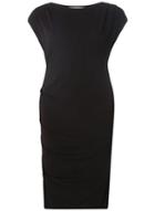 Dorothy Perkins Petite Black Asymmetric Dress