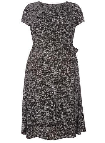 Dorothy Perkins *billie & Blossom Curve Monochrome Spotted Skater Dress