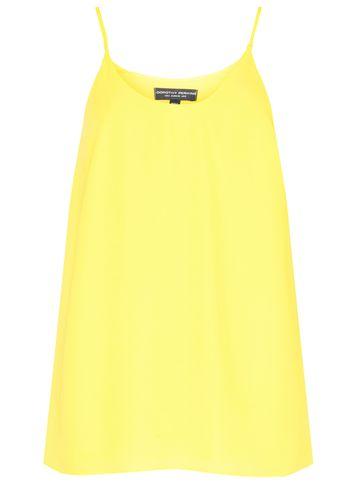 Dorothy Perkins *tall Lemon Scoop Neck Camisole Top