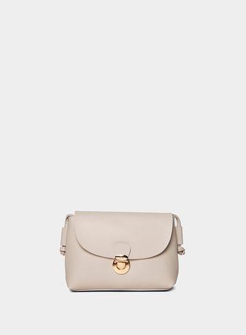 Dorothy Perkins Grey Pushlock Crossbody Bag