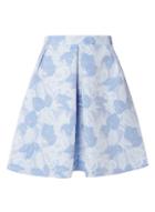 Dorothy Perkins *luxe Blue Jacquard Skirt