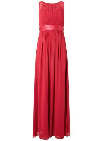 Dorothy Perkins *showcase Cranberry 'natalie' Maxi Dress