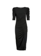 Dorothy Perkins Black Drawcord Bodycon Dress