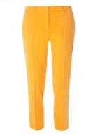 Dorothy Perkins Yellow Ankle Grazer Trousers