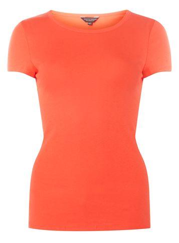 Dorothy Perkins Tangerine Cotton T-shirt