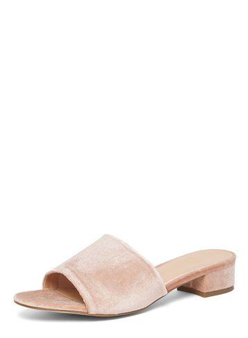 Dorothy Perkins Blush 'foster' Velvet Mules