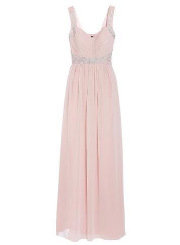 Dorothy Perkins *quiz Pink Chiffon Maxi Dress
