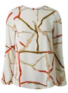 Dorothy Perkins Ivory Chain Long Sleeve Top