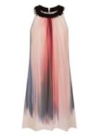 Dorothy Perkins *little Mistress Multicoloured Dip Dye Trapeze Dress