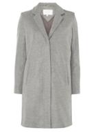 Dorothy Perkins *vila Grey Long Sleeve Coat