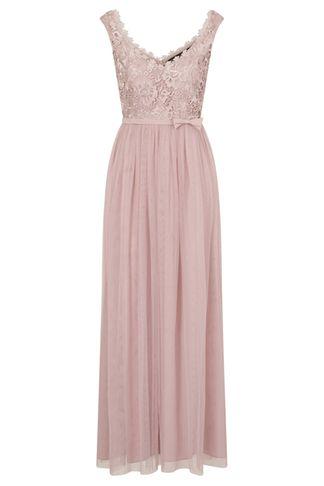 Dorothy Perkins *little Mistress Pink Strap Maxi Dress