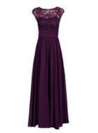 *jolie Moi Dark Purple Maxi Dress